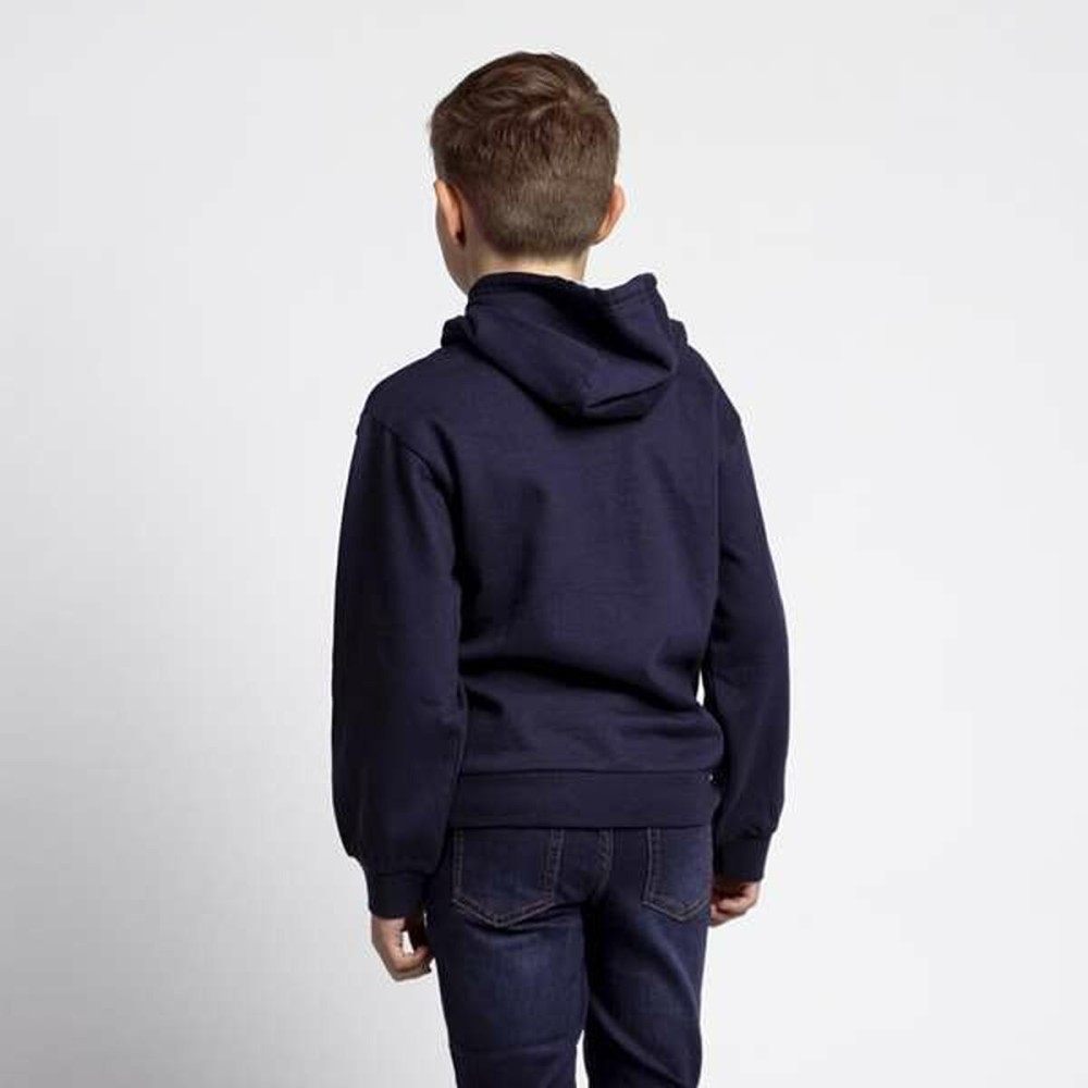 Unisex Sweater mit Kapuze Stitch Dunkelblau