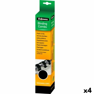 Spiralen Fellowes 50 Stücke Buchbinden Schwarz PVC (Ø 38 mm) (4 Stück)
