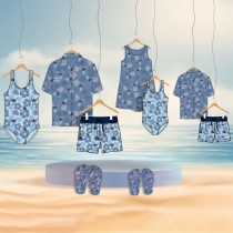Kleid Stitch Blau