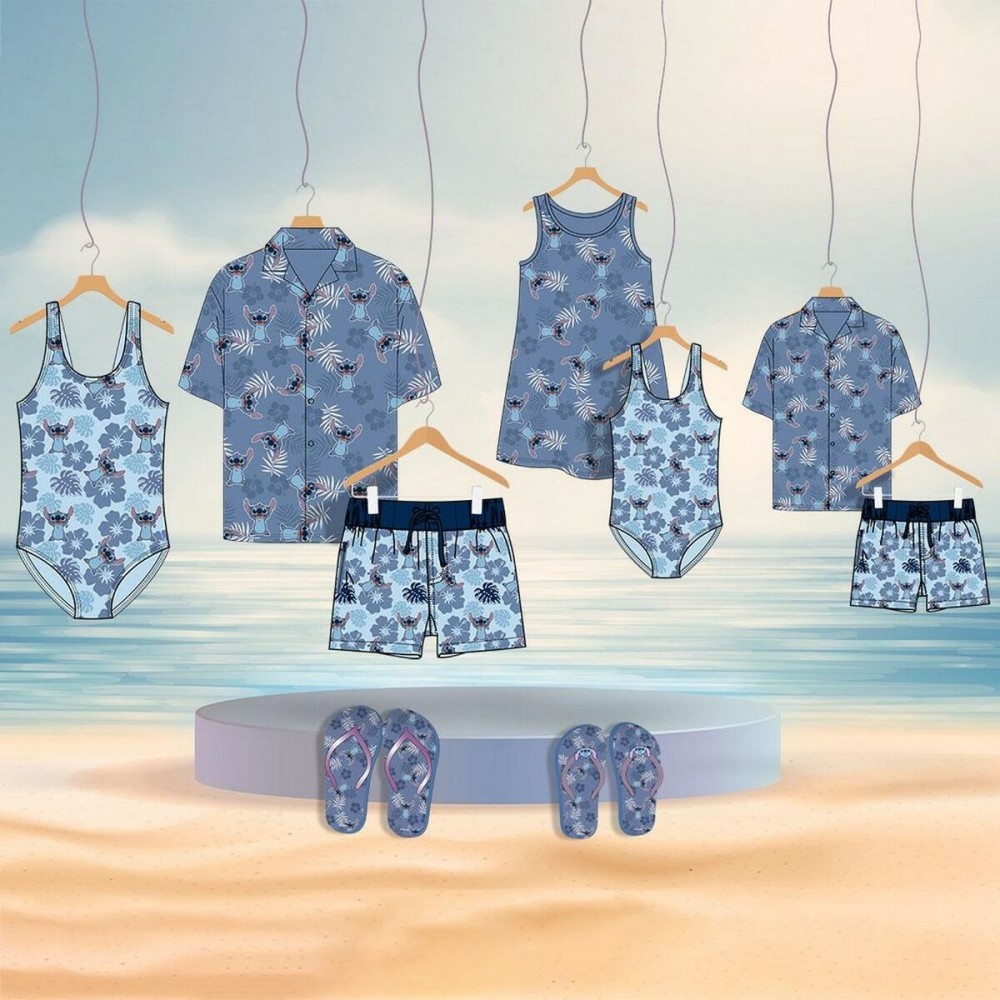 Kleid Stitch Blau