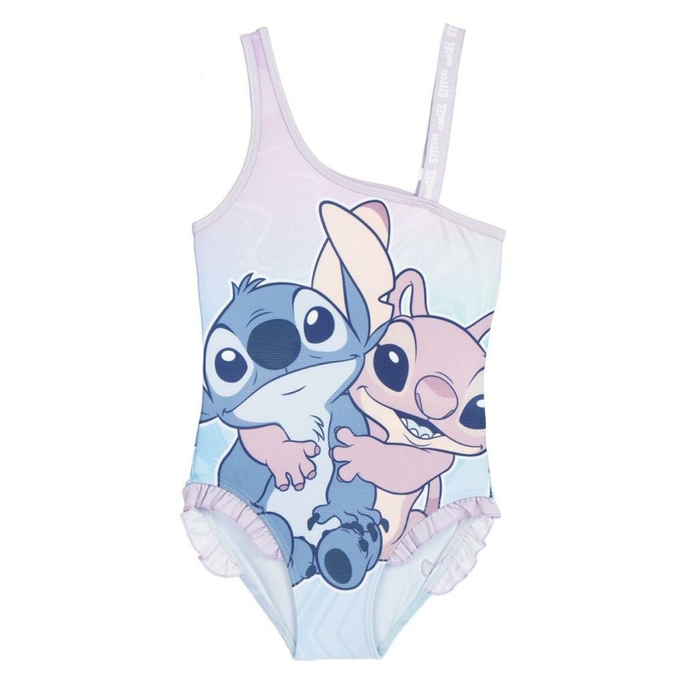 Badeanzug für Mädchen Stitch Bunt