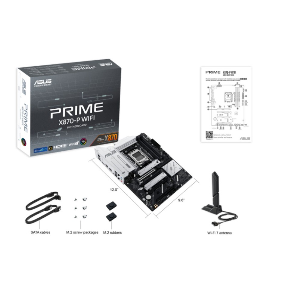 Carte Mère Asus 90MB1IS0-M0EAY0 Intel Wi-Fi 6 AMD AM5 AMD X870