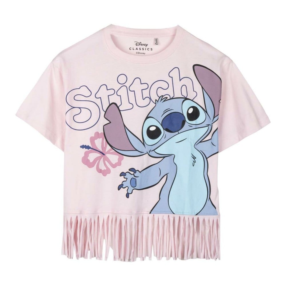 Kurzarm-T-Shirt für Kinder Stitch Blau