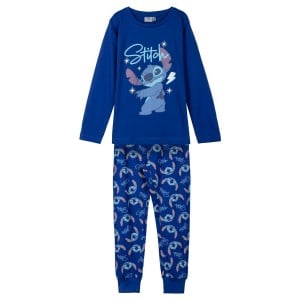 Schlafanzug Für Kinder Stitch Dunkelblau