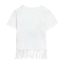 Kurzarm-T-Shirt für Kinder Stitch Weiß