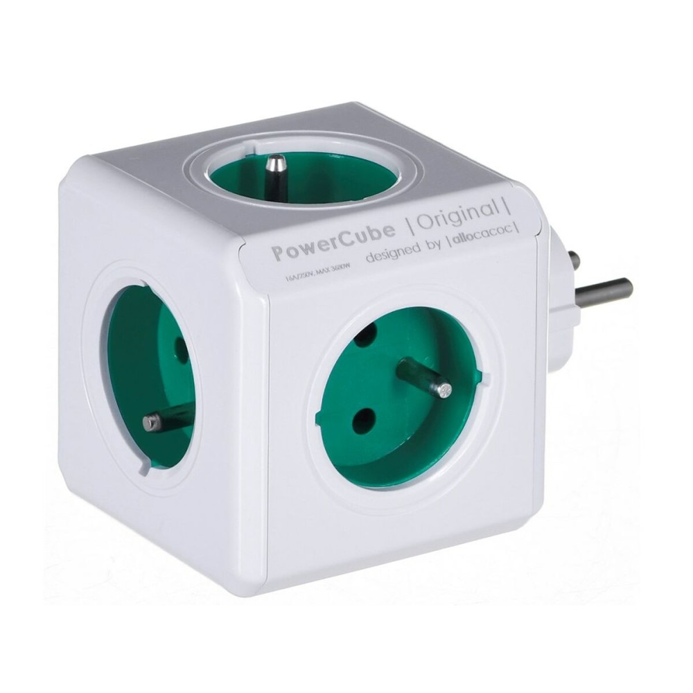 Plug adapter Allocacoc 2100GN/FRORPC 230 V 16 A 5 Plugs