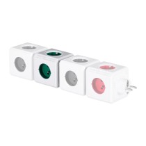Plug adapter Allocacoc 2100GN/FRORPC 230 V 16 A 5 Plugs