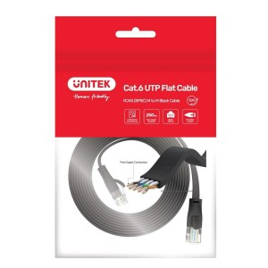 UTP starres Netzwerkkabel der Kategorie 6 Unitek C1812GBK 5 m