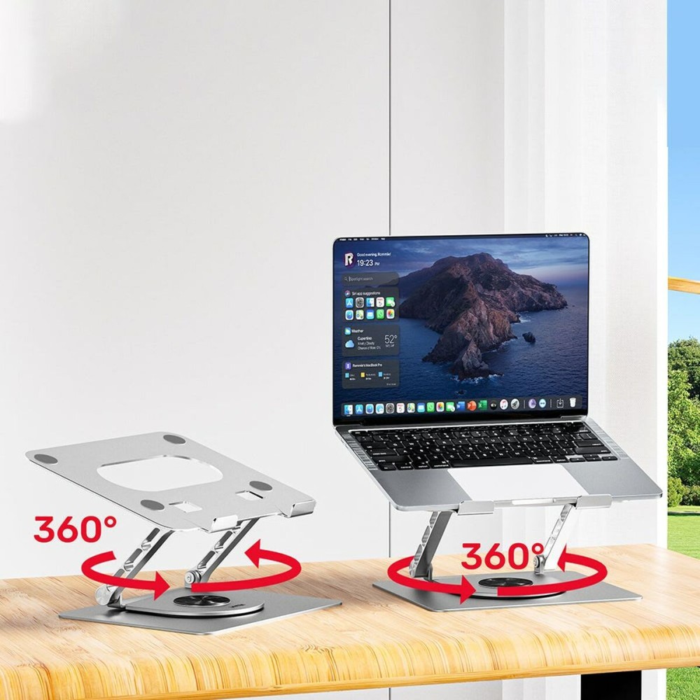 Zusammenklappbarer und verstellbarer Laptop-Ständer Unitek OT180SL01 Aluminium