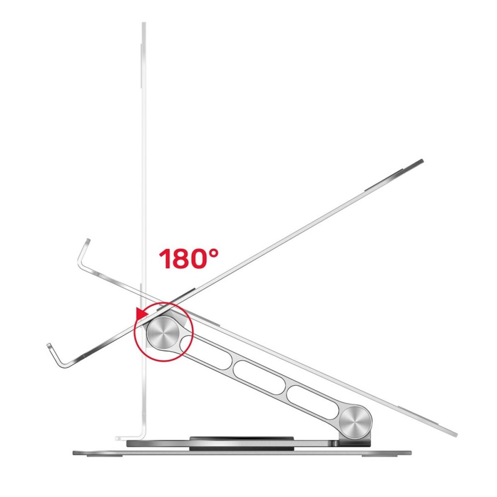 Zusammenklappbarer und verstellbarer Laptop-Ständer Unitek OT180SL01 Aluminium