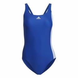 Damen Badeanzug Adidas Colorblock Blau