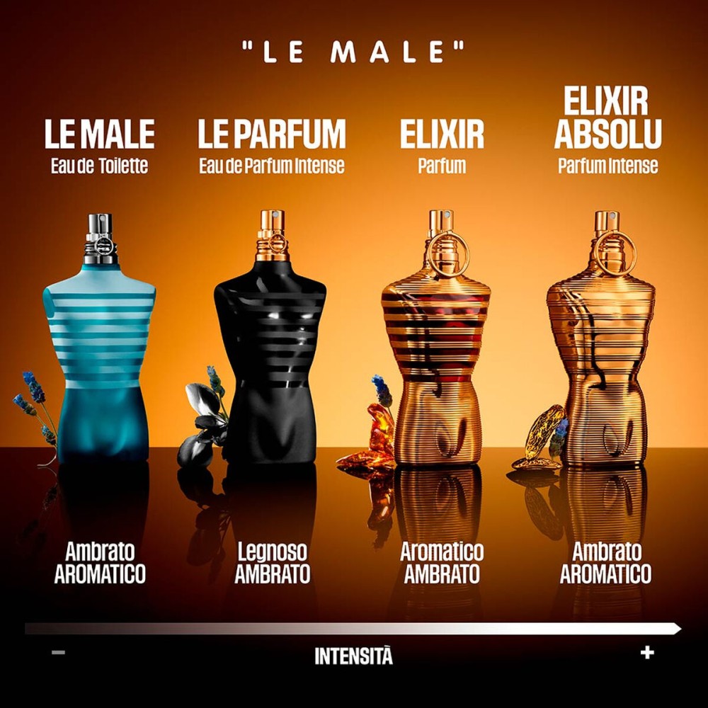 Men's Perfume Jean Paul Gaultier LE MALE ELIXIR ABSOLU PARFUM INTENSE 200 ml
