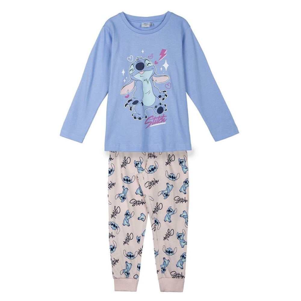 Schlafanzug Für Kinder Stitch Blau