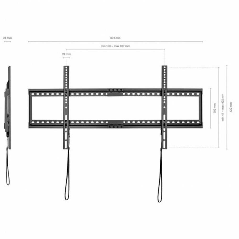 Wall Bracket Aisens WT90F-119 37" -90" (1 Unit)