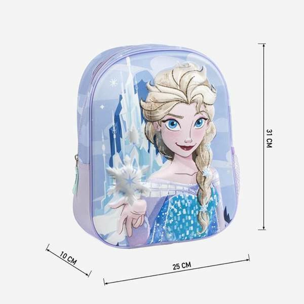 Schulrucksack 3D Frozen Blau 25,0 x 31,0 x 10,0 cm