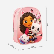 Schulrucksack Gabby's Dollhouse Rosa 25 x 31 x 10 cm