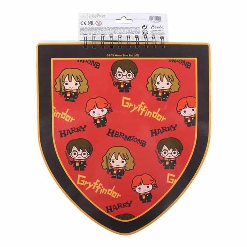Stationery Set Harry Potter Red Notebook (30 x 30 x 1 cm)