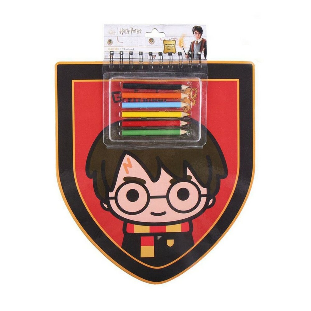 Papierwaren-Set Harry Potter Rot Notizbuch (30 x 30 x 1 cm)