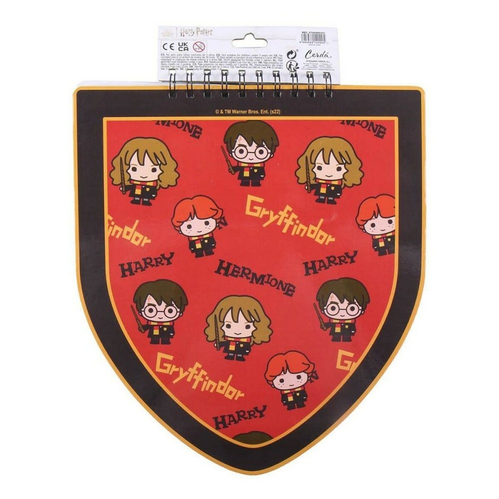 Papierwaren-Set Harry Potter Rot Notizbuch (30 x 30 x 1 cm)