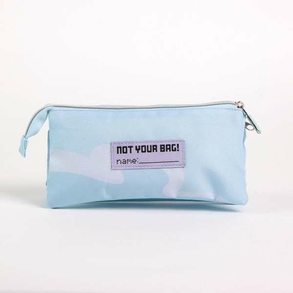 Dreifaches Mehrzweck-Etui Frozen Hellblau Light Blue 2,2 x 1,1 x 22,5 cm