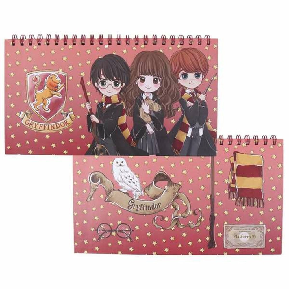 Planificateur hebdomadaire Harry Potter Bleu Rouge A4