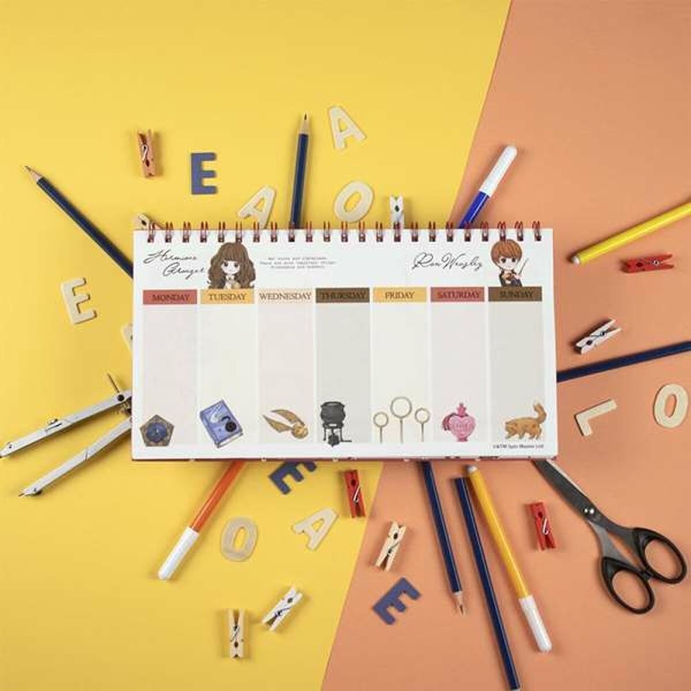 Weekly Planner Harry Potter Blue Red A4