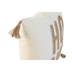 Kissen Home ESPRIT Beige natürlich Boho 45 x 5 x 45 cm