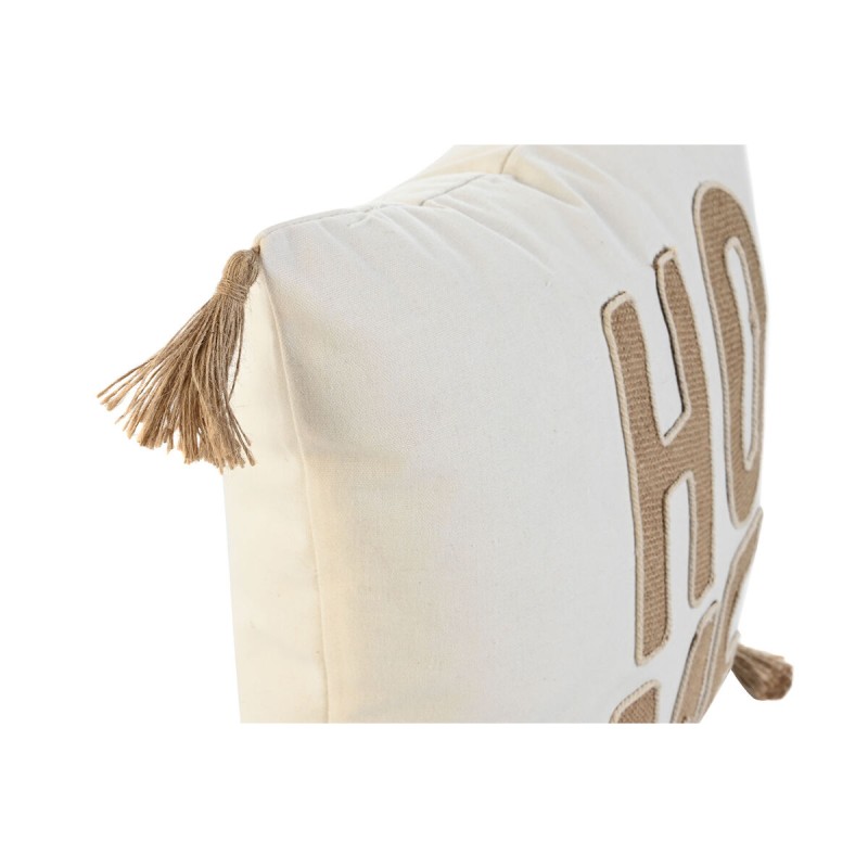 Kissen Home ESPRIT Beige natürlich Boho 45 x 5 x 45 cm