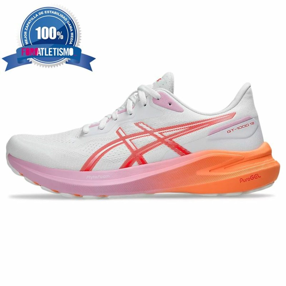 Sports Trainers for Women Asics Gt-1000 13 White