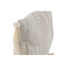 Coussin Home ESPRIT Blanc Beige Imprimé Boho 45 x 45 cm