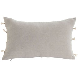 Kissen Home ESPRIT Weiß Beige Boho 50 x 30 cm