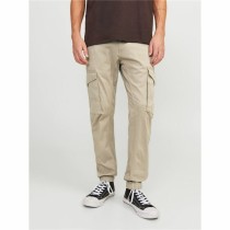 Trousers Jack & Jones JPSTPAUL JJFLAKE CARGO CROCKERY NOOS 12193754 Beige
