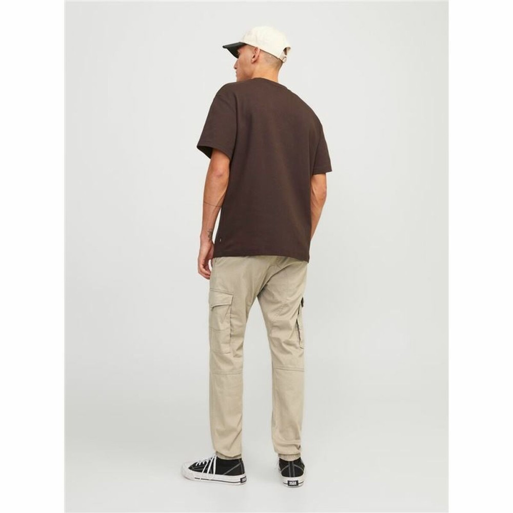 Trousers Jack & Jones JPSTPAUL JJFLAKE CARGO CROCKERY NOOS 12193754 Beige