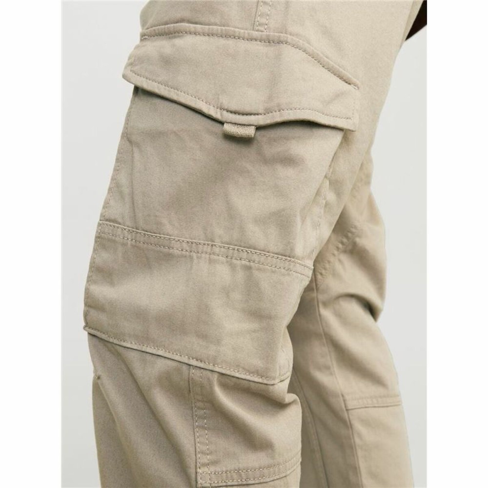 Trousers Jack & Jones JPSTPAUL JJFLAKE CARGO CROCKERY NOOS 12193754 Beige