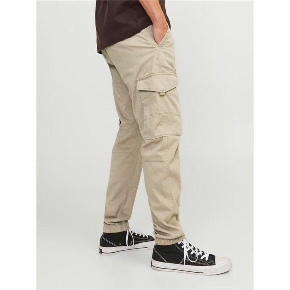 Trousers Jack & Jones JPSTPAUL JJFLAKE CARGO CROCKERY NOOS 12193754 Beige