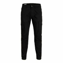 Trousers Jack & Jones JPSTPAUL JJFLAKE CARGO NOOS 12139912 Black
