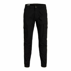 Trousers Jack & Jones JPSTPAUL JJFLAKE CARGO NOOS 12139912 Black