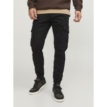 Trousers Jack & Jones JPSTPAUL JJFLAKE CARGO NOOS 12139912 Black