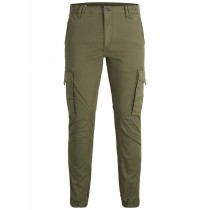 Trousers Jack & Jones JPSTPAUL FLAKE CARGO 12141844 Green