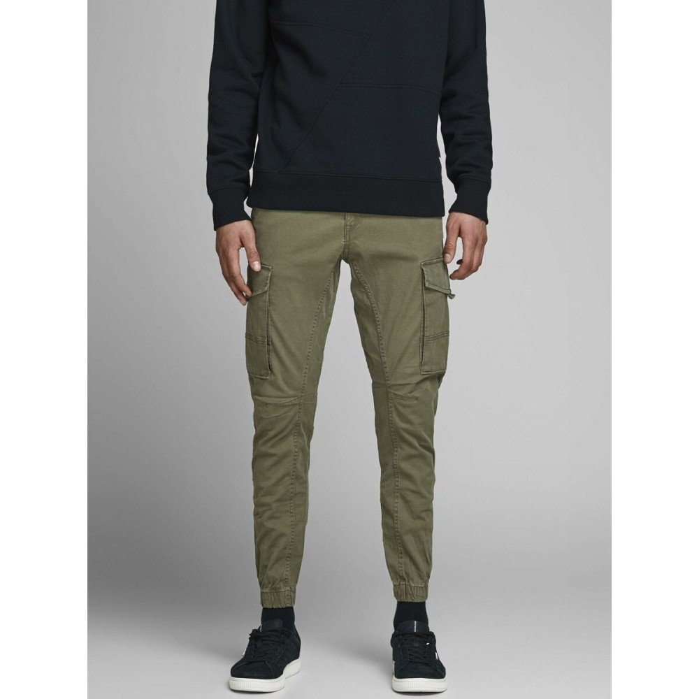 Trousers Jack & Jones JPSTPAUL FLAKE CARGO 12141844 Green