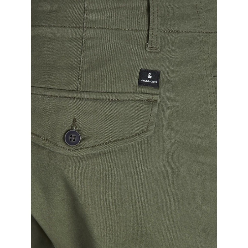 Trousers Jack & Jones JPSTPAUL FLAKE CARGO 12141844 Green