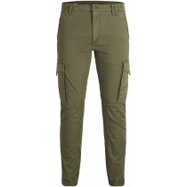 Trousers Jack & Jones JPSTPAUL FLAKE CARGO 12141844 Green