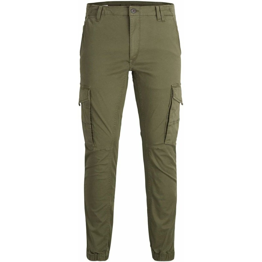 Trousers Jack & Jones JPSTPAUL FLAKE CARGO 12141844 Green