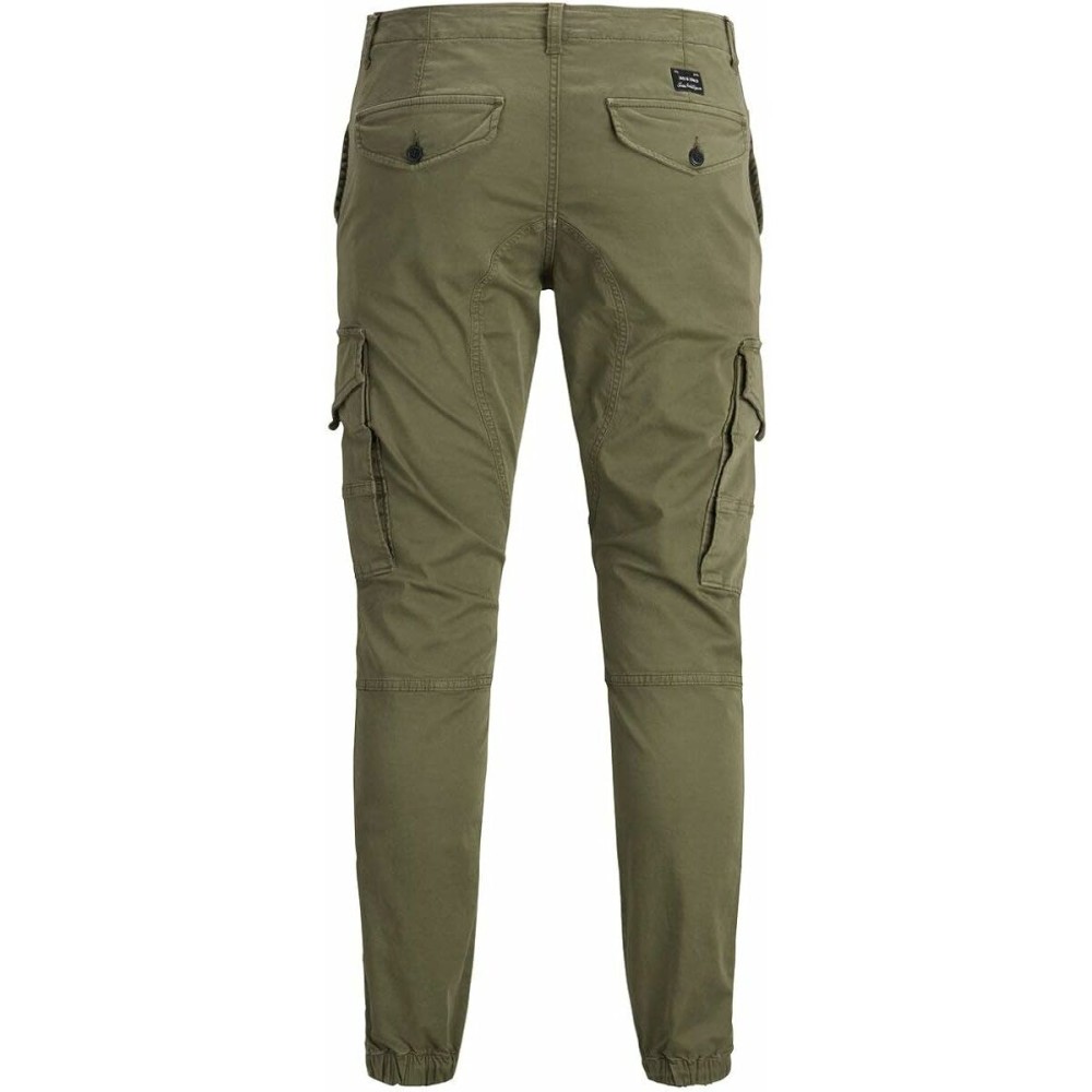 Trousers Jack & Jones JPSTPAUL FLAKE CARGO 12141844 Green