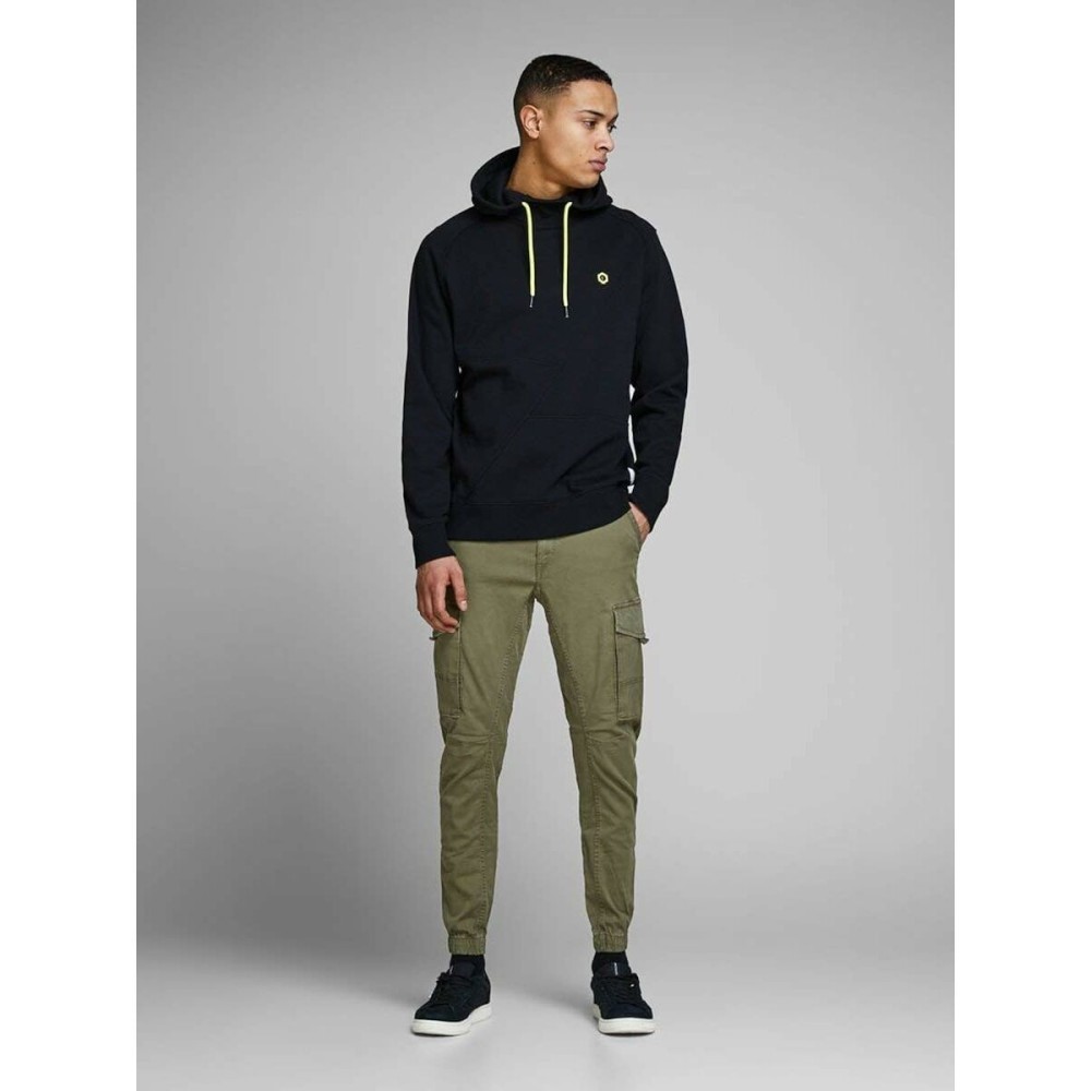 Trousers Jack & Jones JPSTPAUL FLAKE CARGO 12141844 Green