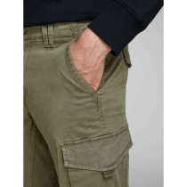 Trousers Jack & Jones JPSTPAUL FLAKE CARGO 12141844 Green