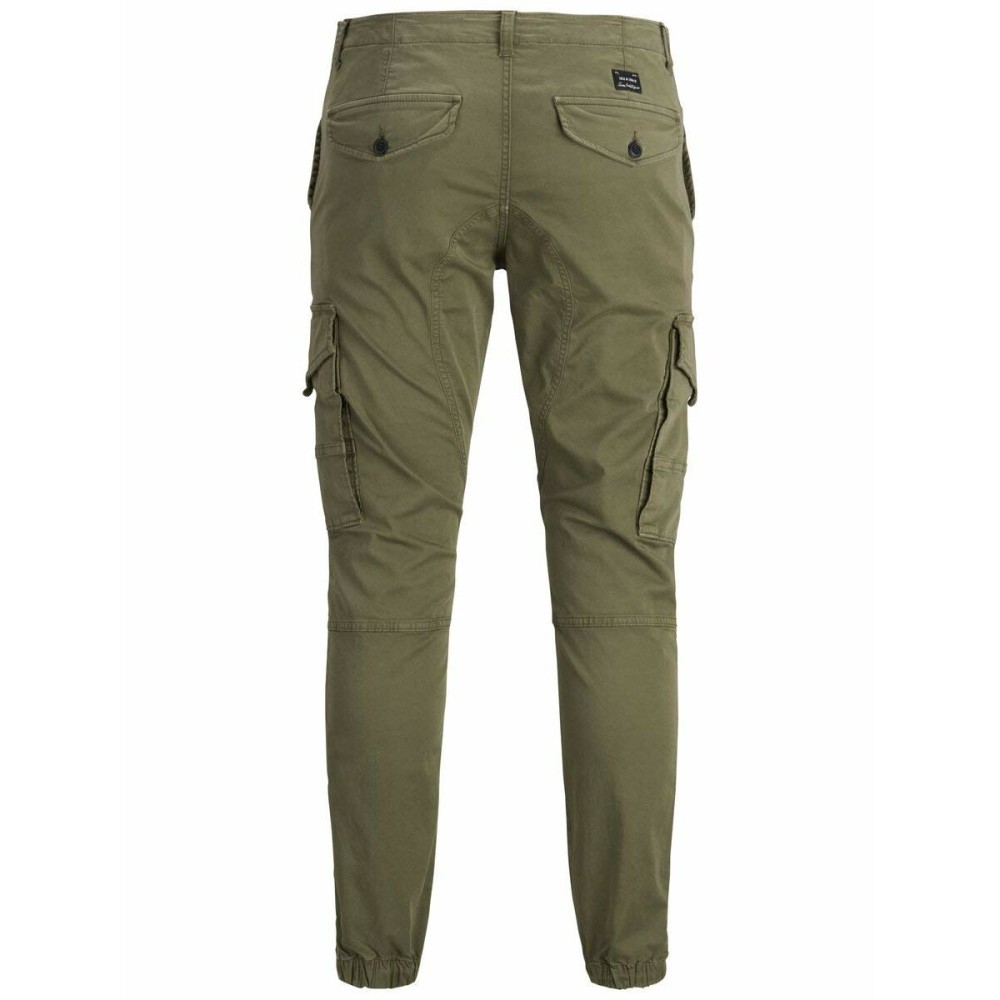 Trousers Jack & Jones JPSTPAUL FLAKE CARGO 12141844 Green