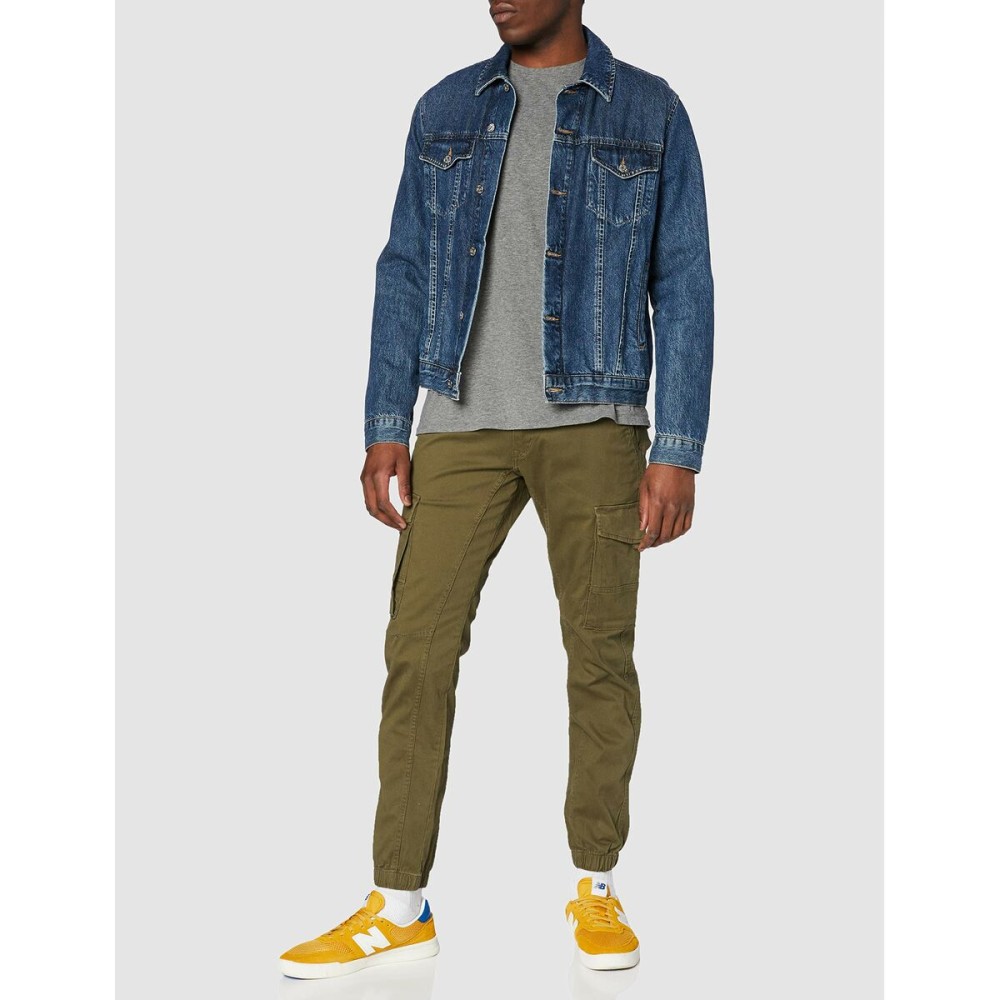 Trousers Jack & Jones JPSTPAUL FLAKE CARGO 12141844 Green