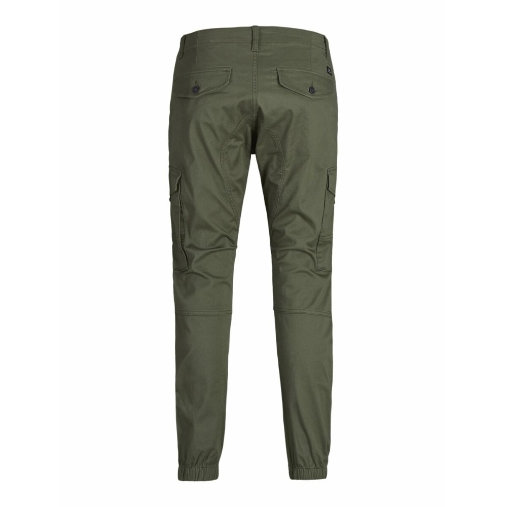 Trousers Jack & Jones JPSTPAUL FLAKE CARGO 12141844 Green