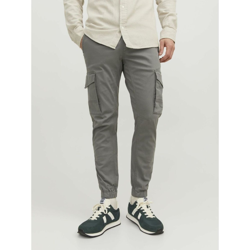 Trousers Jack & Jones JPSTPAUL JJFLAKE CARGO 12139912 Grey